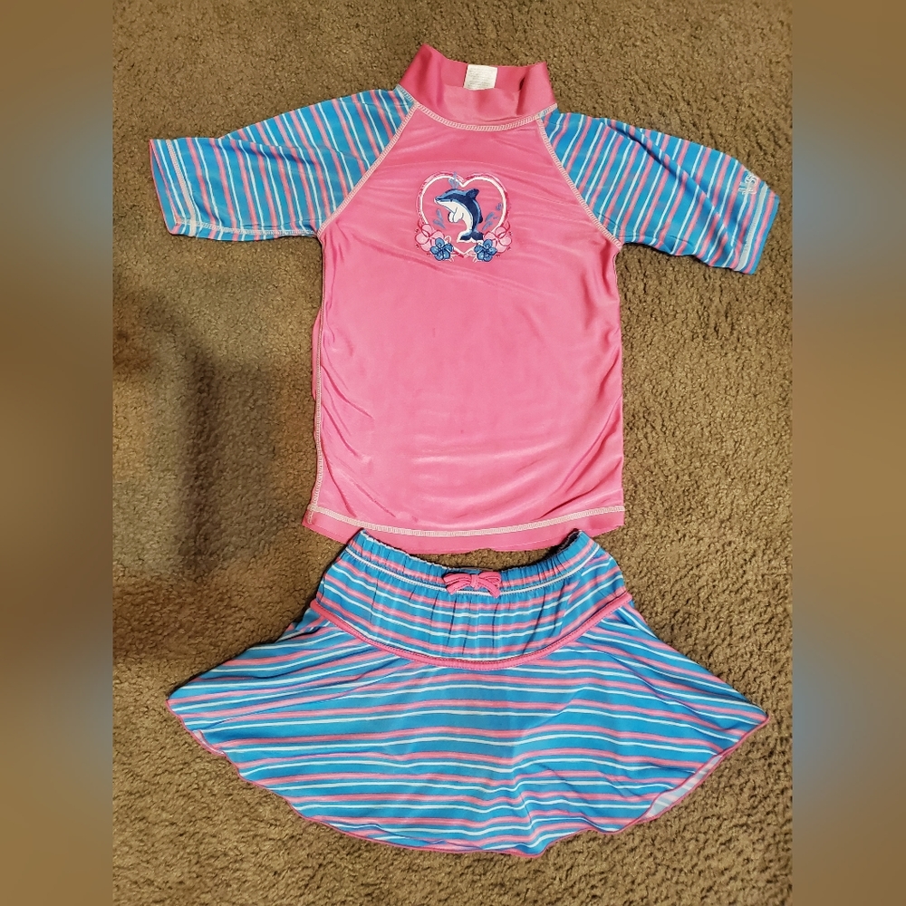 Uv skins girls bathing suit